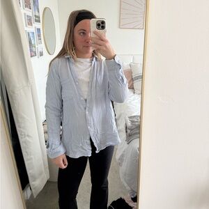 Light Blue Button-Up Shirt